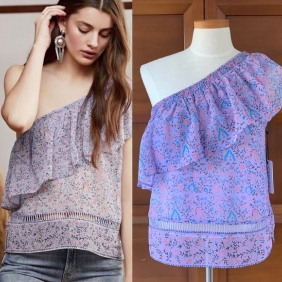 SAYLOR Tops - Nwt Saylor Janice L One Shoulder Top *Host Pick*